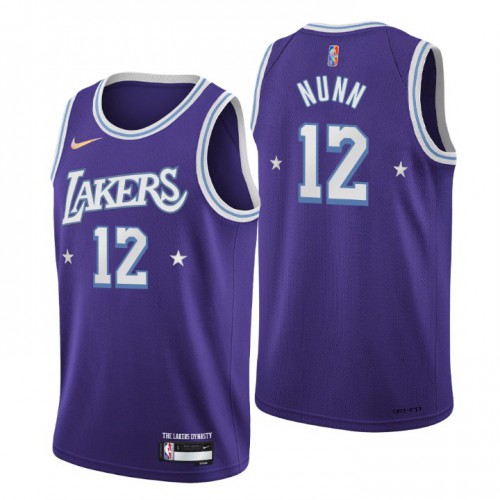 Purple Nike Angeles Lakers #12 Lakers Jersey - Quick-Dry Quality