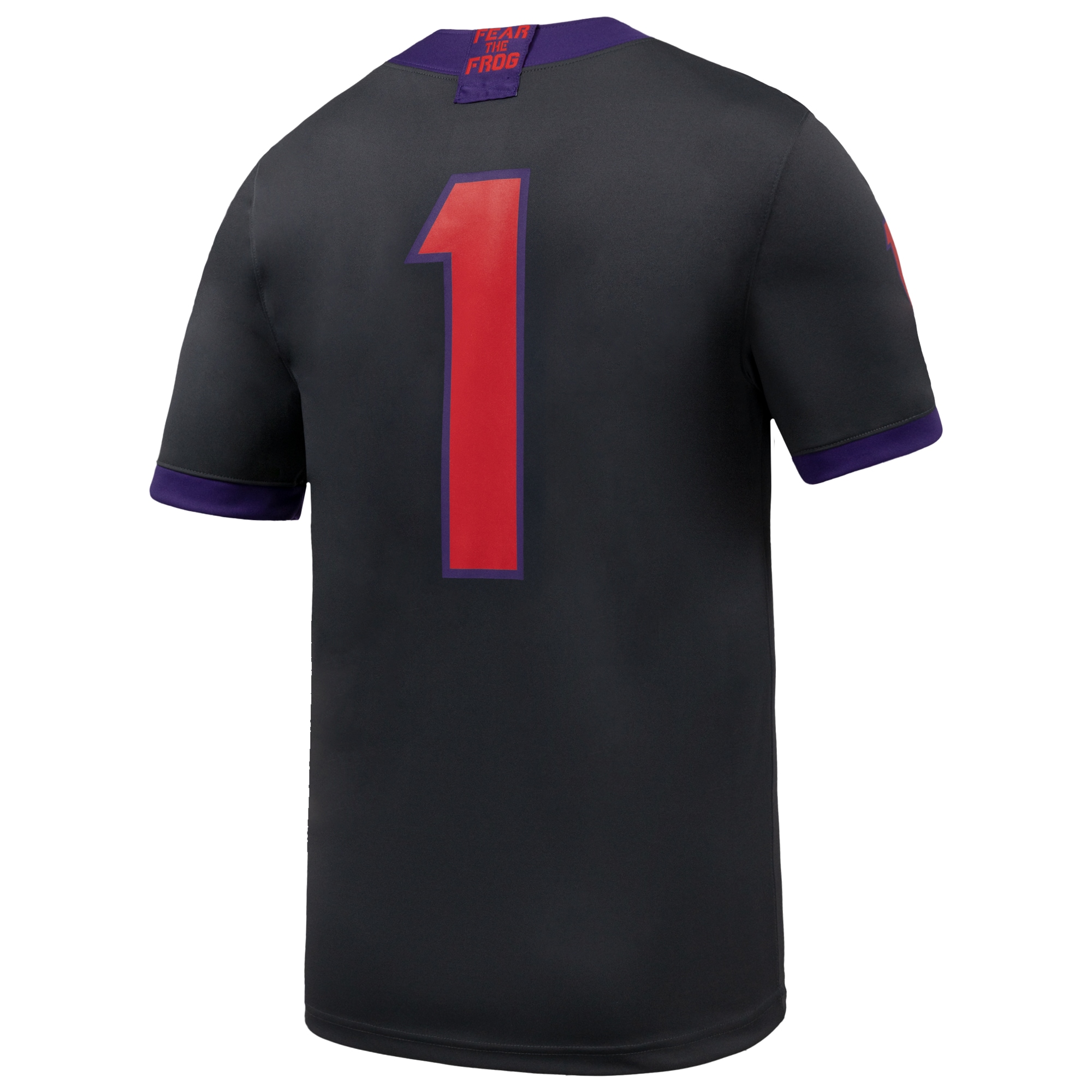 #1 TCU Horned Frogs Alternate Game Football Jersey - Anthracite