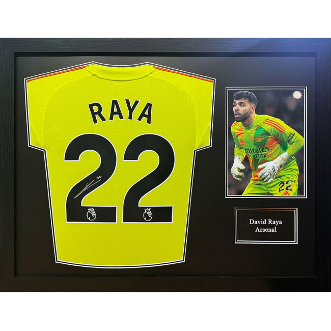 2025-2026 Arsenal Home Kit (Framed) | Performance | Premium Quality
