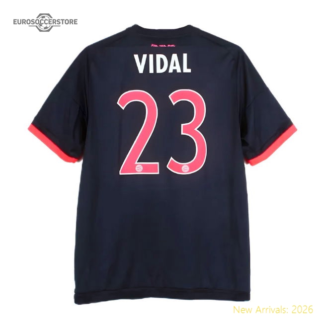 Authentic Bayern Munich 2015-16 Third Shirt (Vidal #23) (S)