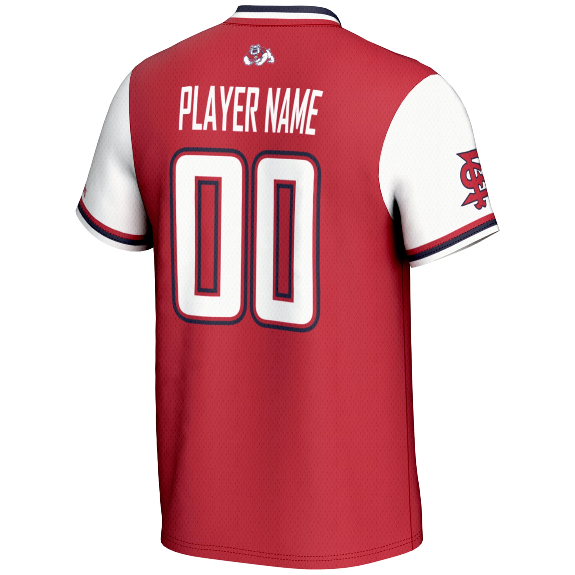 [NJP] Fresno State Bulldogs GameDay Greats Youth NIL Pick-A-Player Lightweight Softball Jersey - Red