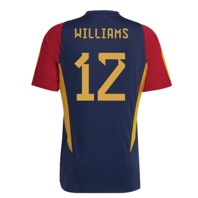 2022-2023 Spain Training Jersey (Navy) (Williams 12)