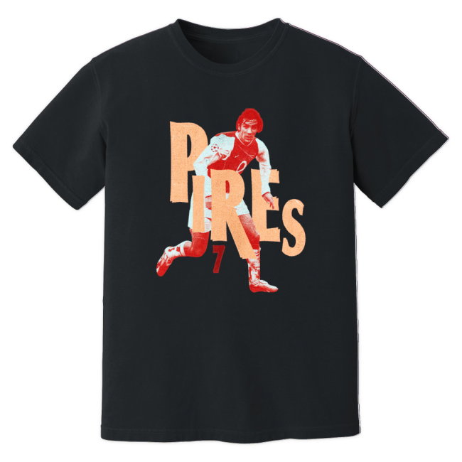 Robert Pires Arsenal Premier League Legend supporter T-Shirt (Unisex