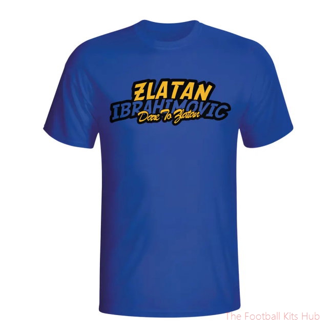 Zlatan Ibrahimovic Comic Book T-shirt (blue) - Kids