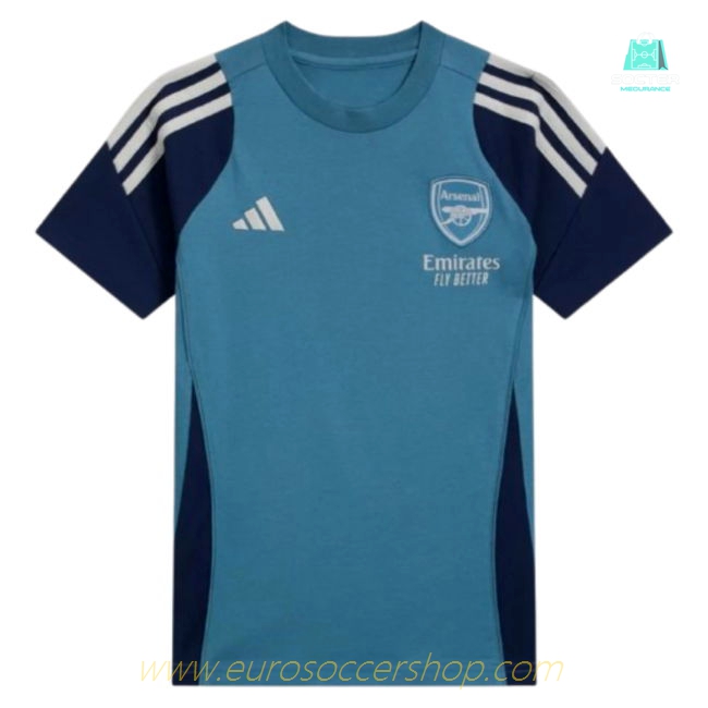 2025-2026 Arsenal Training Tee (Blanch Blue) - Kids (Saka 7)