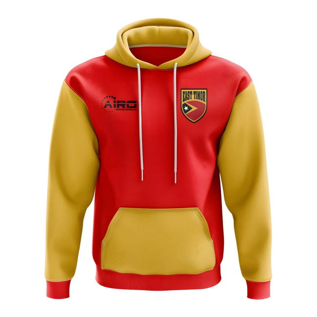 East Timor Concept Country Football Hoody (Red)