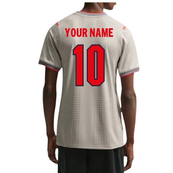 [JGK] 2026-2027 England x Palace Pro Football Shirt (Pewter Grey) (Your Name)