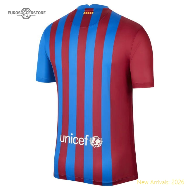 Elite Barcelona Home Jersey Breathable Athletic Fit Breathable