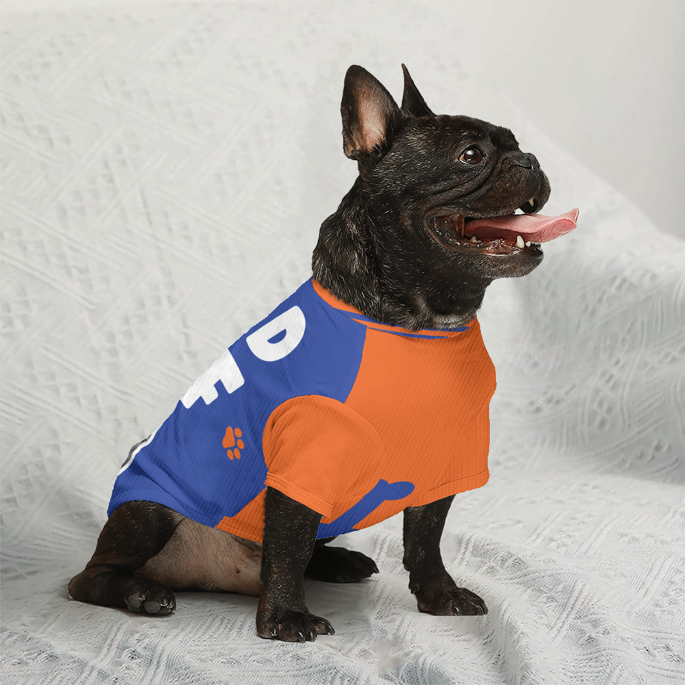 French Bulldog Winnie Personalized Wool Sweater For Frenchies Warm Dog Outfit