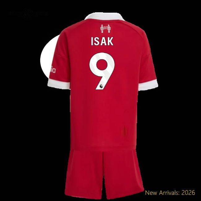 2025-2026 Liverpool Mini Gentle Isak Jersey Drycell Aeroready