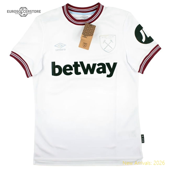 2023-2024 West Ham United Away Shirt Bowen 20 In Multiple Youth Sizes