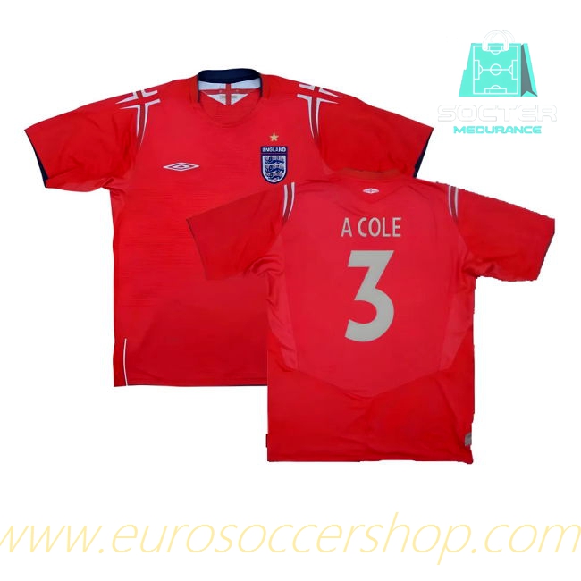 England National Team Away Kit Player Version (A Cole 3)
