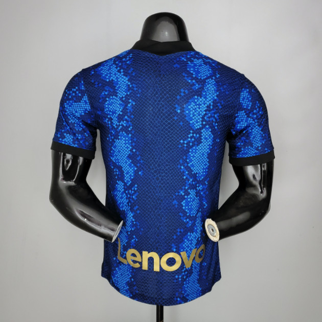 Match Quality Inter Milan 21-22 Home Blue Soccer Jersey Football