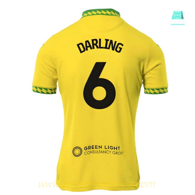 2025-2026 Norwich City Home Shirt (Darling 6)