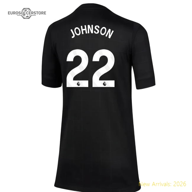Authentic 2025-2026 Tottenham Away Shirt (kids) (johnson 22)