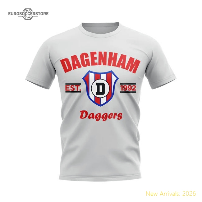 Dagenham Established Football T-Shirt (White)
