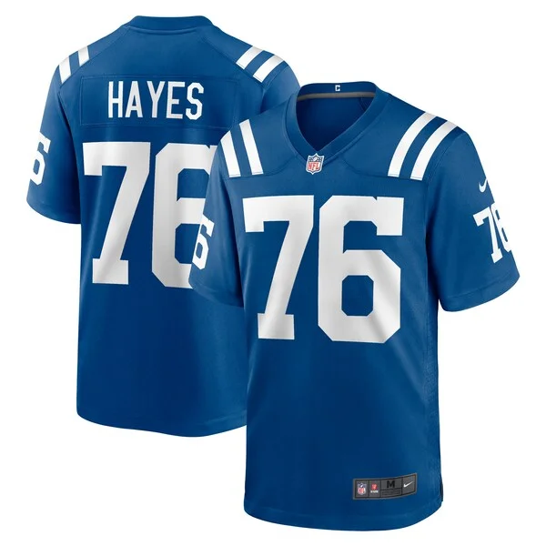 None Ryan Hayes Game Jersey - Royal | NFL Player Jersey | NFL Football