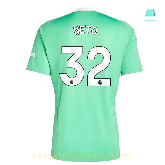 2025-2026 Arsenal Third Goalkeeper Shirt (Green) (Neto 32)