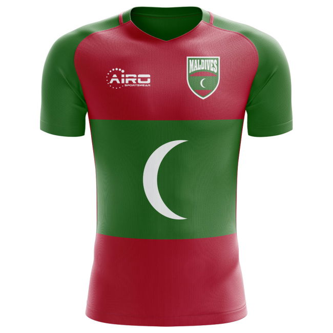 Official 2025-2026 Maldives Home Concept Football Shirt - Baby