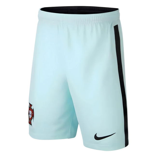 2020-2021 Portugal Nike Away Shorts (Teal Tint) - Kids Performance