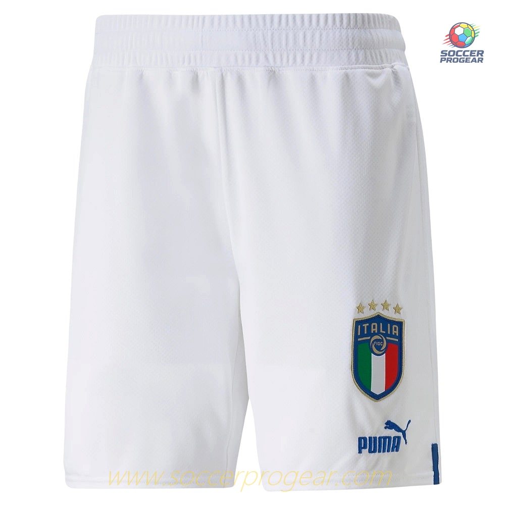 ITALY Player Version HOME WHITE SHORTS 2022 2023