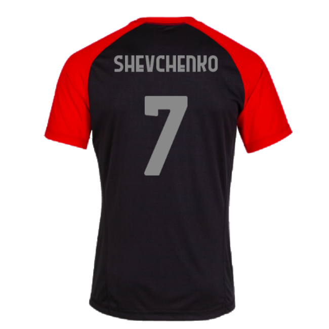 Ultra Comfort Proud Acm Ac Milan Casuals Tee Black Shevchenko #7 L...