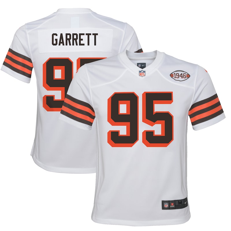 None Myles Garrett CLE Browns Retro Cost-Effective Jersey for NFL Fans