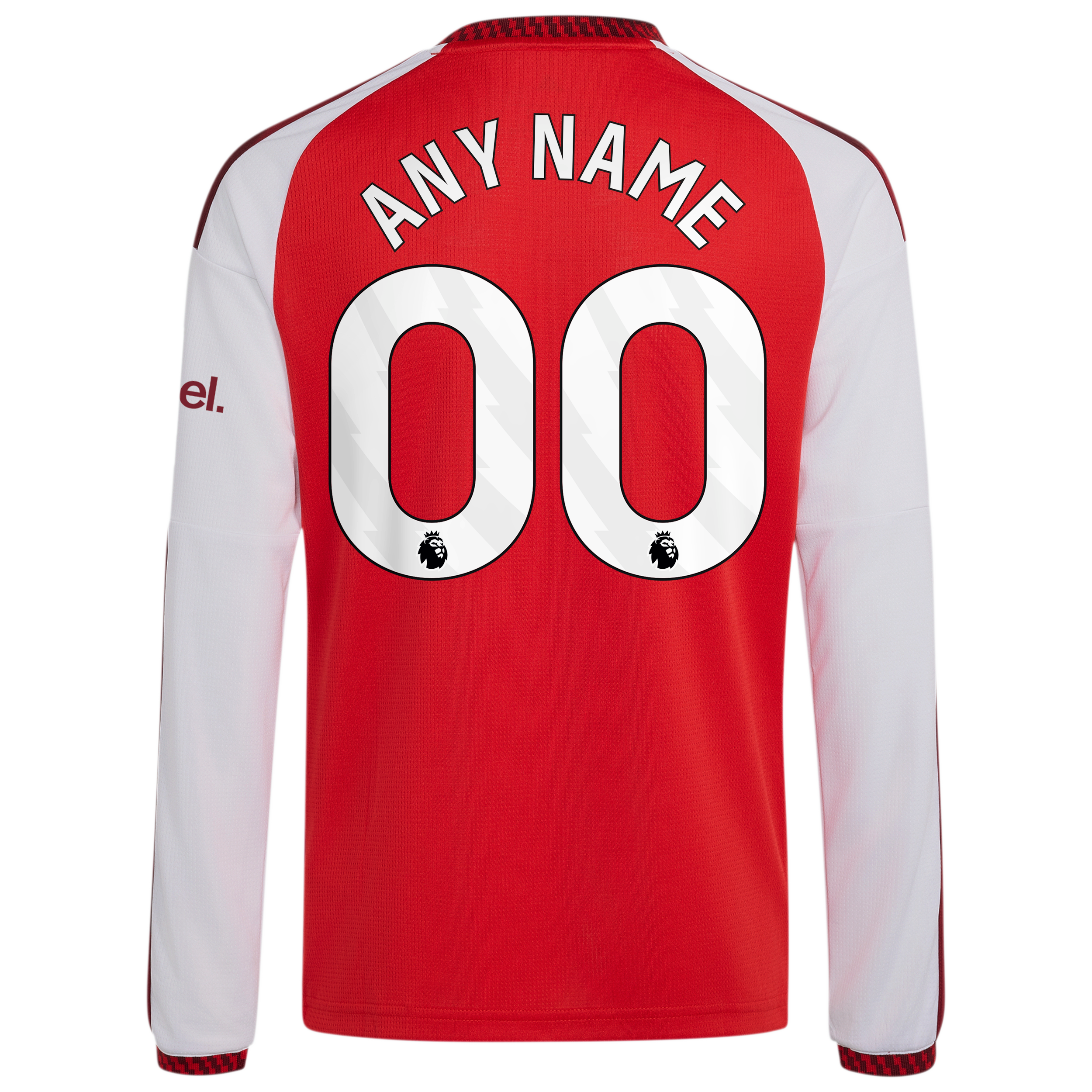 [SJH] Arsenal Youth 2026/27 Home Replica Custom Long Sleeve Jersey - Red