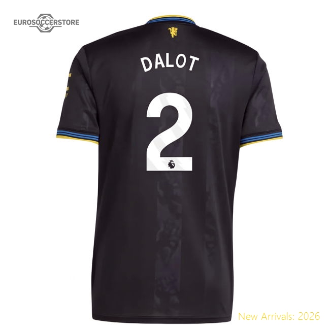 Manchester United Dalot High-end Third Jersey Barclays Premier Textile