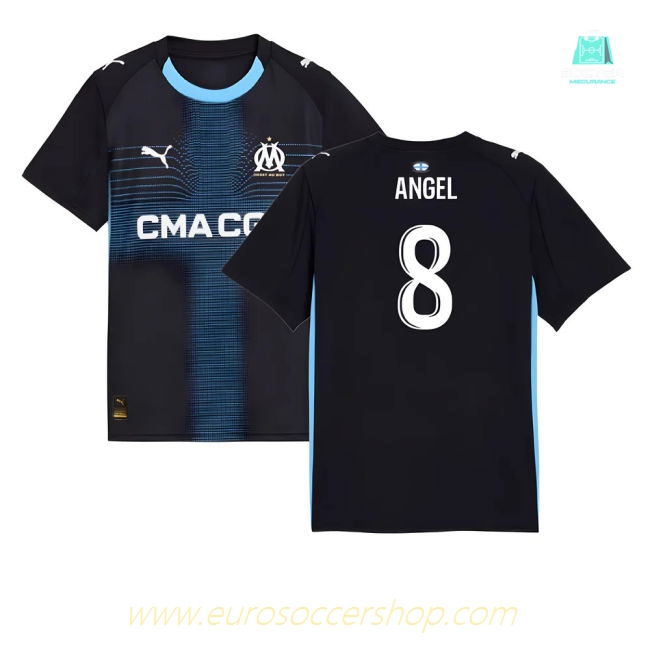 2025-2026 Marseille Away Shirt (Kids) (Angel 8)