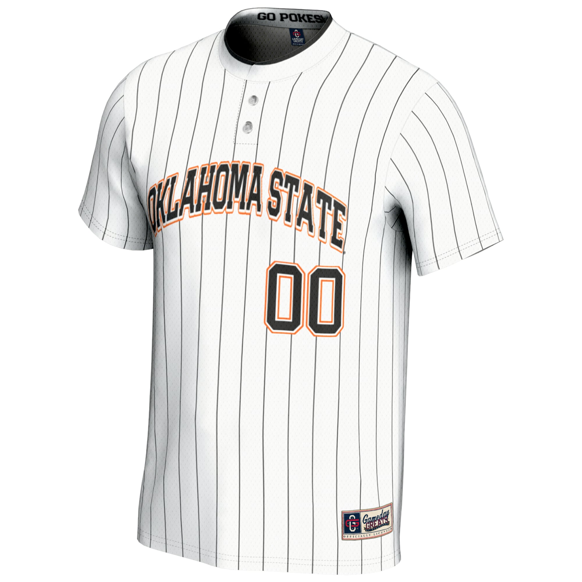 [NJP] Oklahoma State Cowboys GameDay Greats Youth NIL Pick-A-Player Lightweight Softball Jersey - White