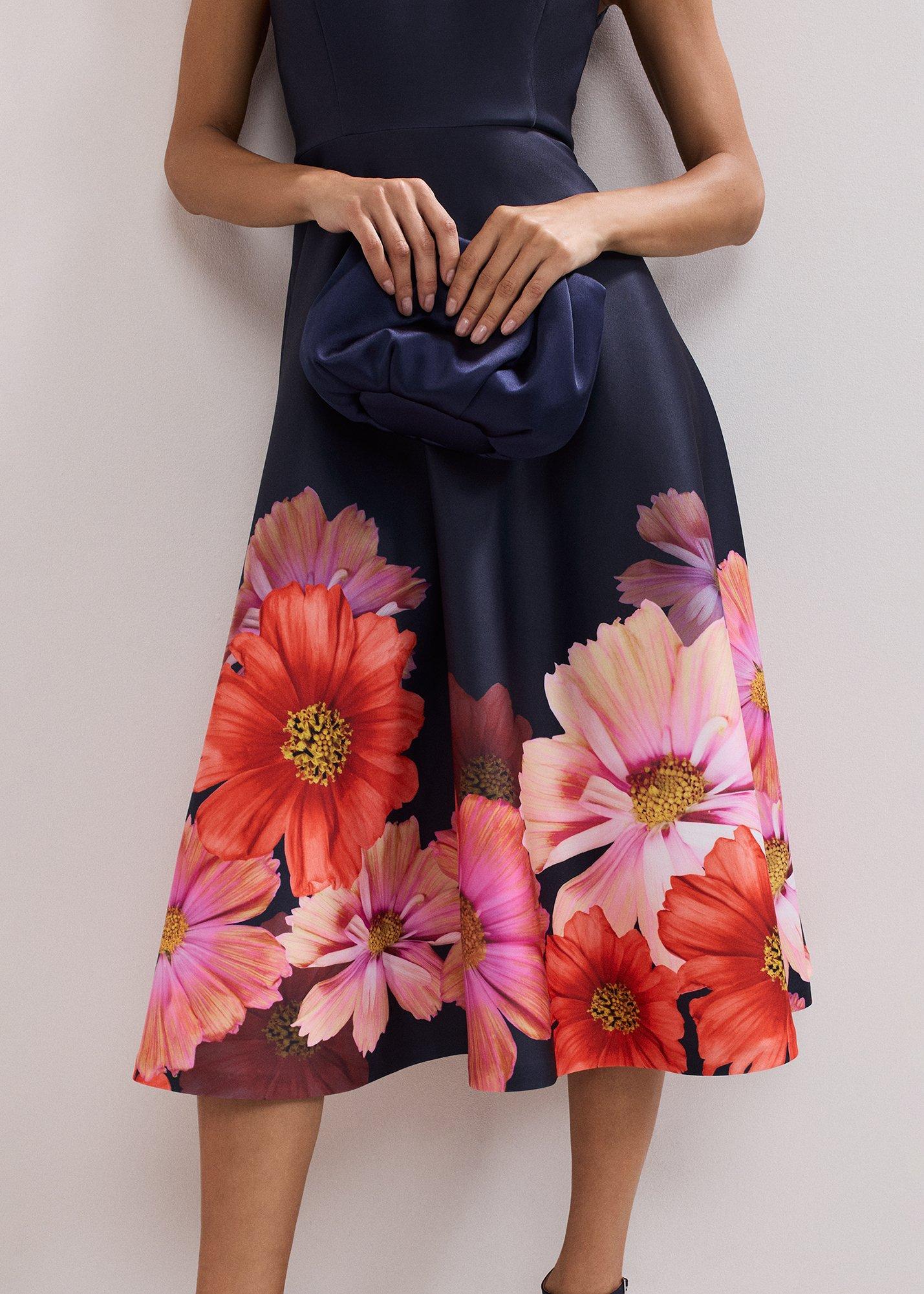 Rakhi Scuba Printed Midi Dress
