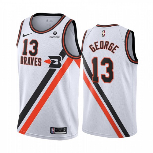Nike Clippers White Angeles Clippers #13 Jersey - Budget-Friendly