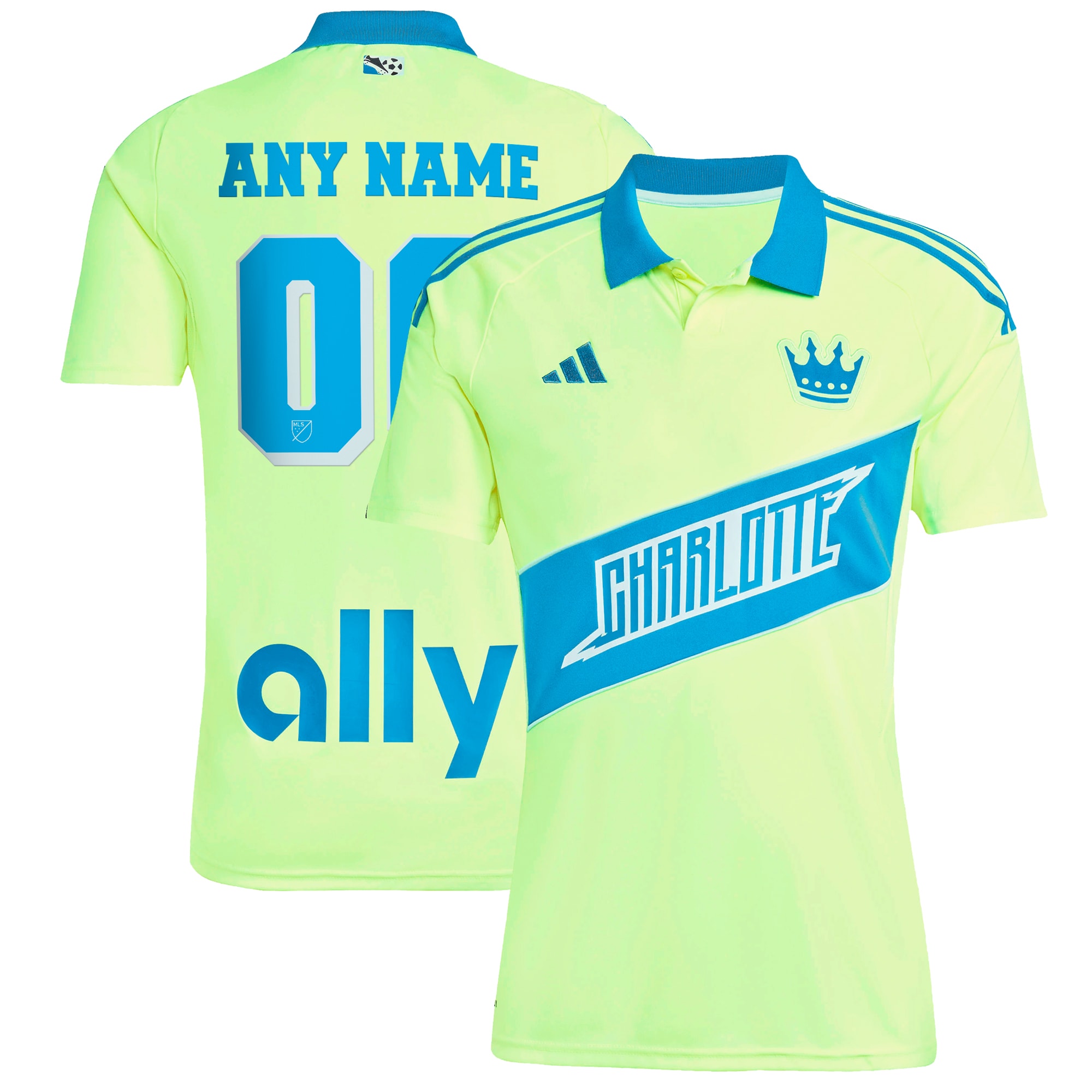 [SJH] Charlotte FC 2025 Third Replica Custom Jersey - Yellow