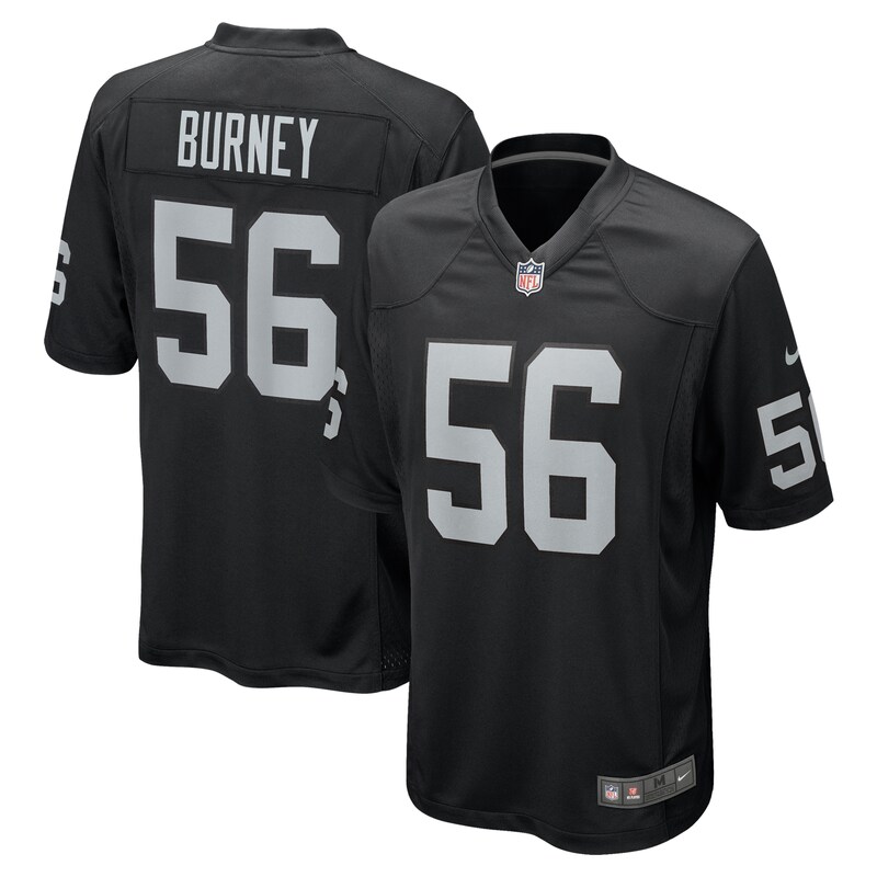 None Amari Burney Las Vegas Raiders Timeless Game Jersey Game Day Wear