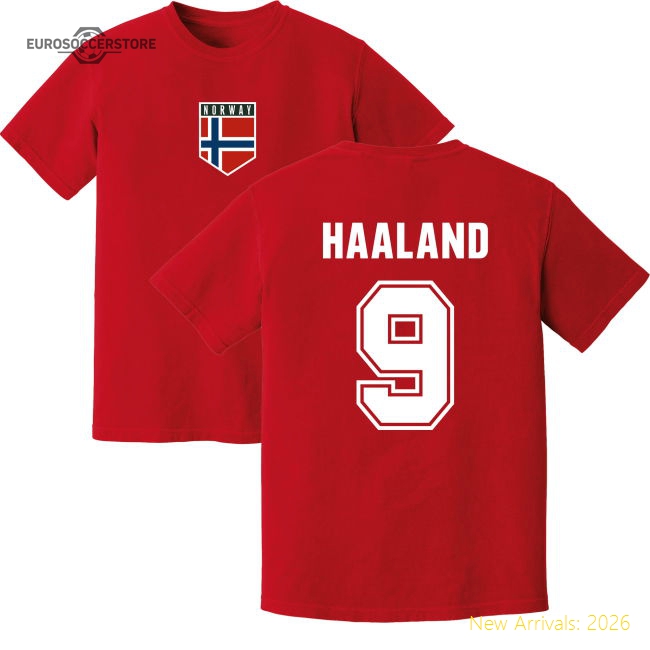 Haaland Norway Training Jersey (Red)