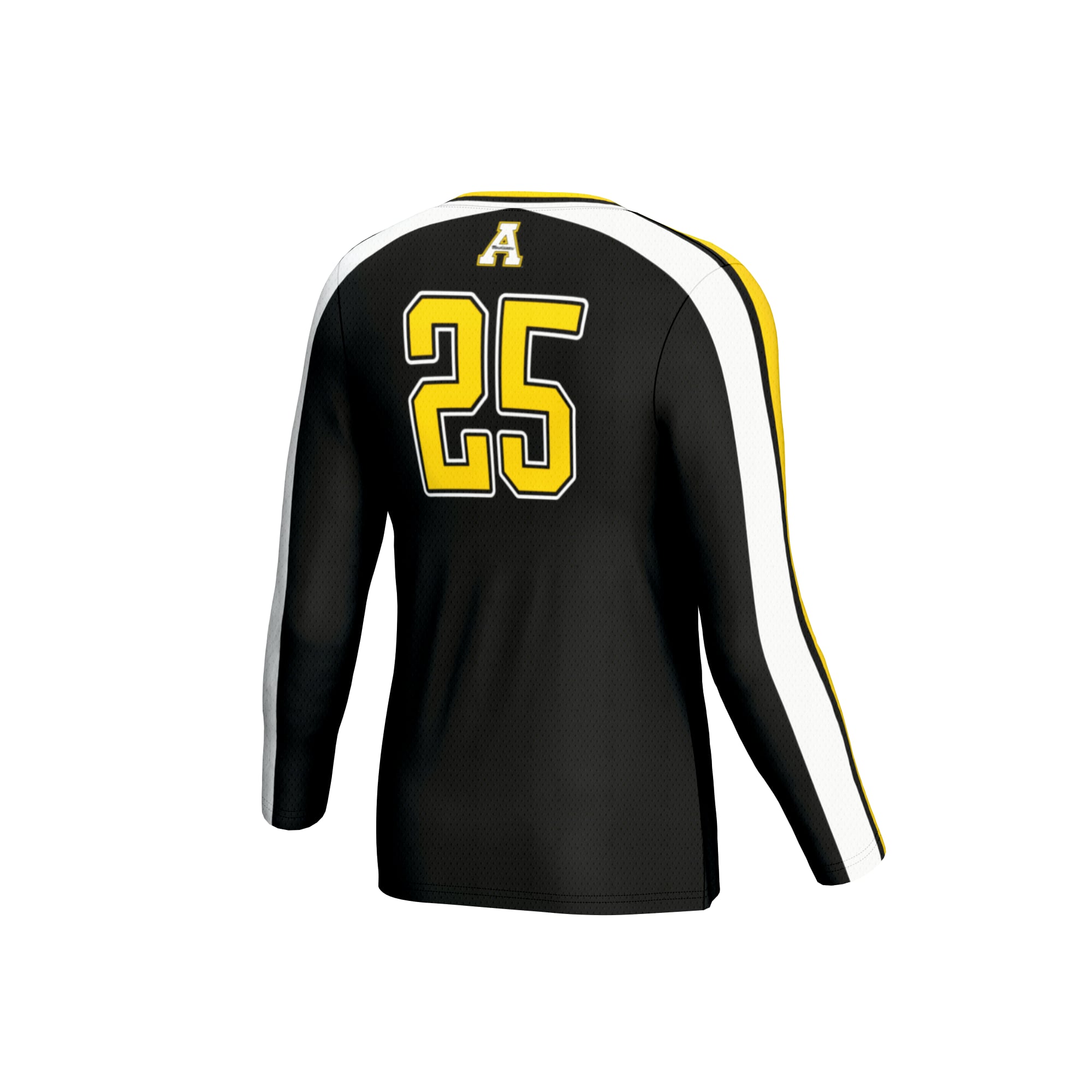 Appalachian State Mountaineers GameDay Greats Unisex Women's Volleyball Lightweight Fashion Jersey - Black