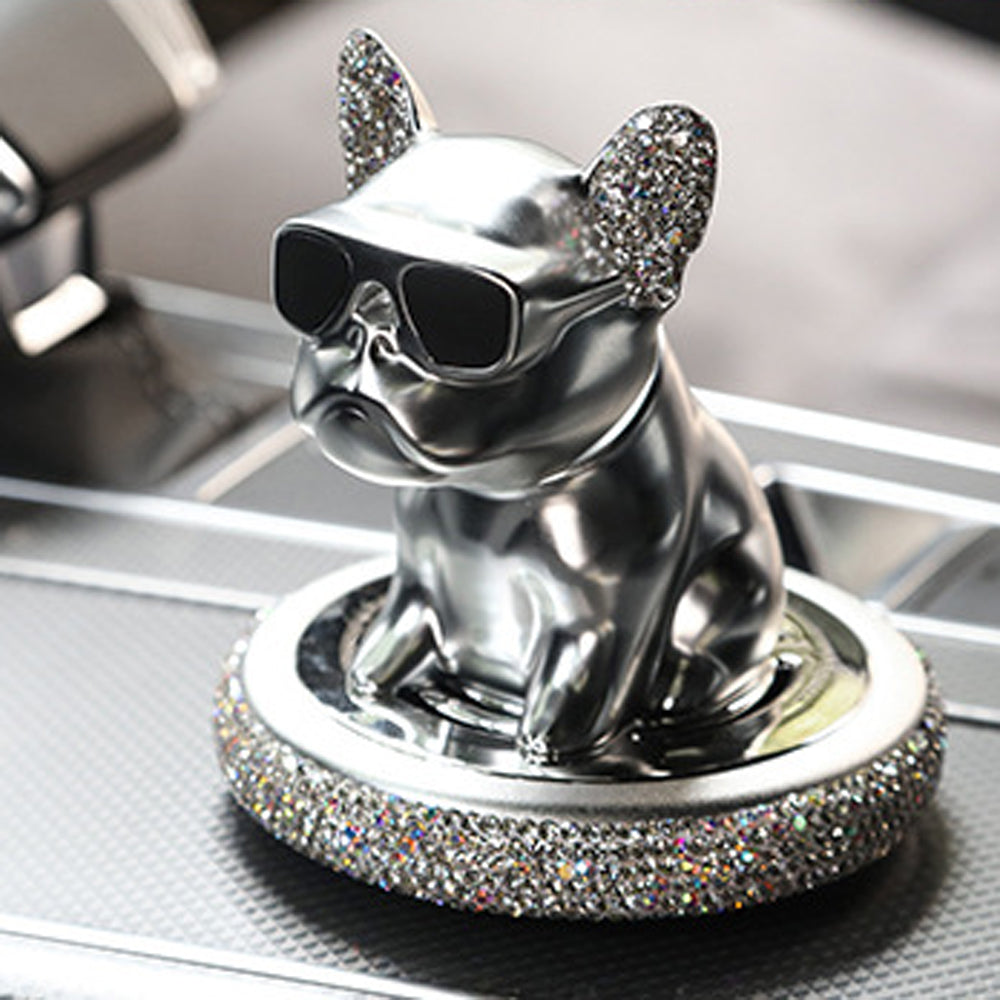 Innovative French Bulldog Metal Shake Head Purifier – Infuse Fragrance Seamlessly