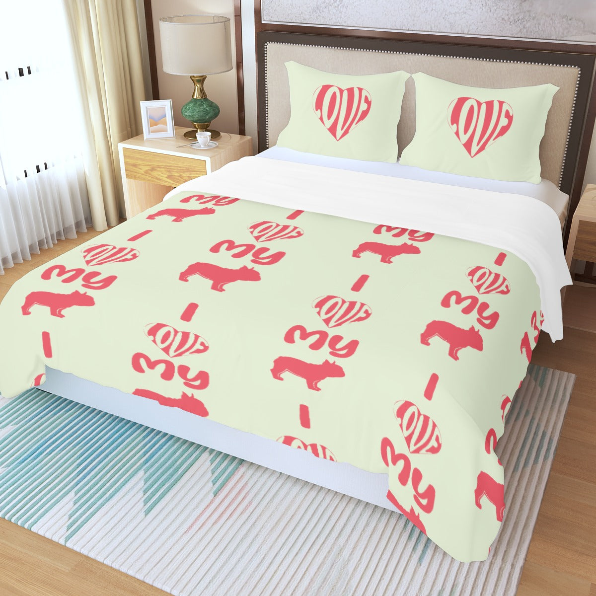 Frenchie Milo - Warm Bedding Set Paw Protection | Comfort Fit