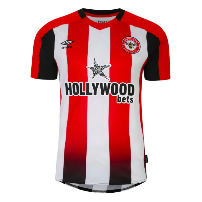 Mbeumo 19 Original Replica Brentford Home Fan Shirt for Adults