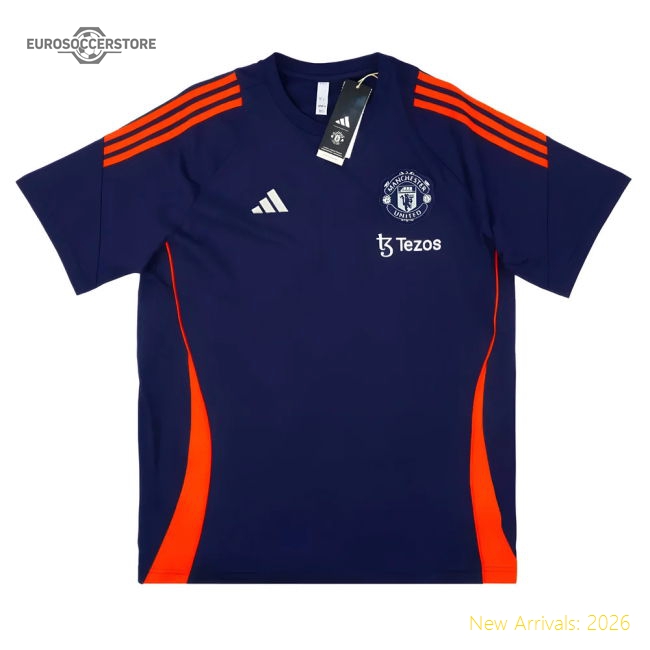 Performance 2024-2025 Classic Man Utd Training Tee Night Indigo