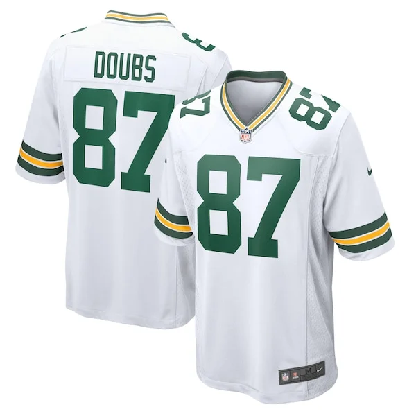 Green Bay Packers Game NFL Jersey - White | Authentic Football Apparel