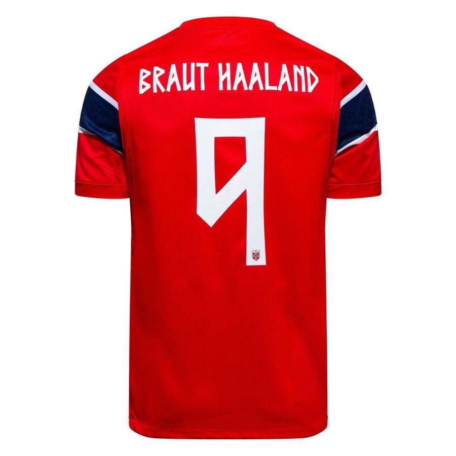 Pre-Order Kids Norway 2026 World Cup Home Jersey - Haaland #9 | Junior Edition