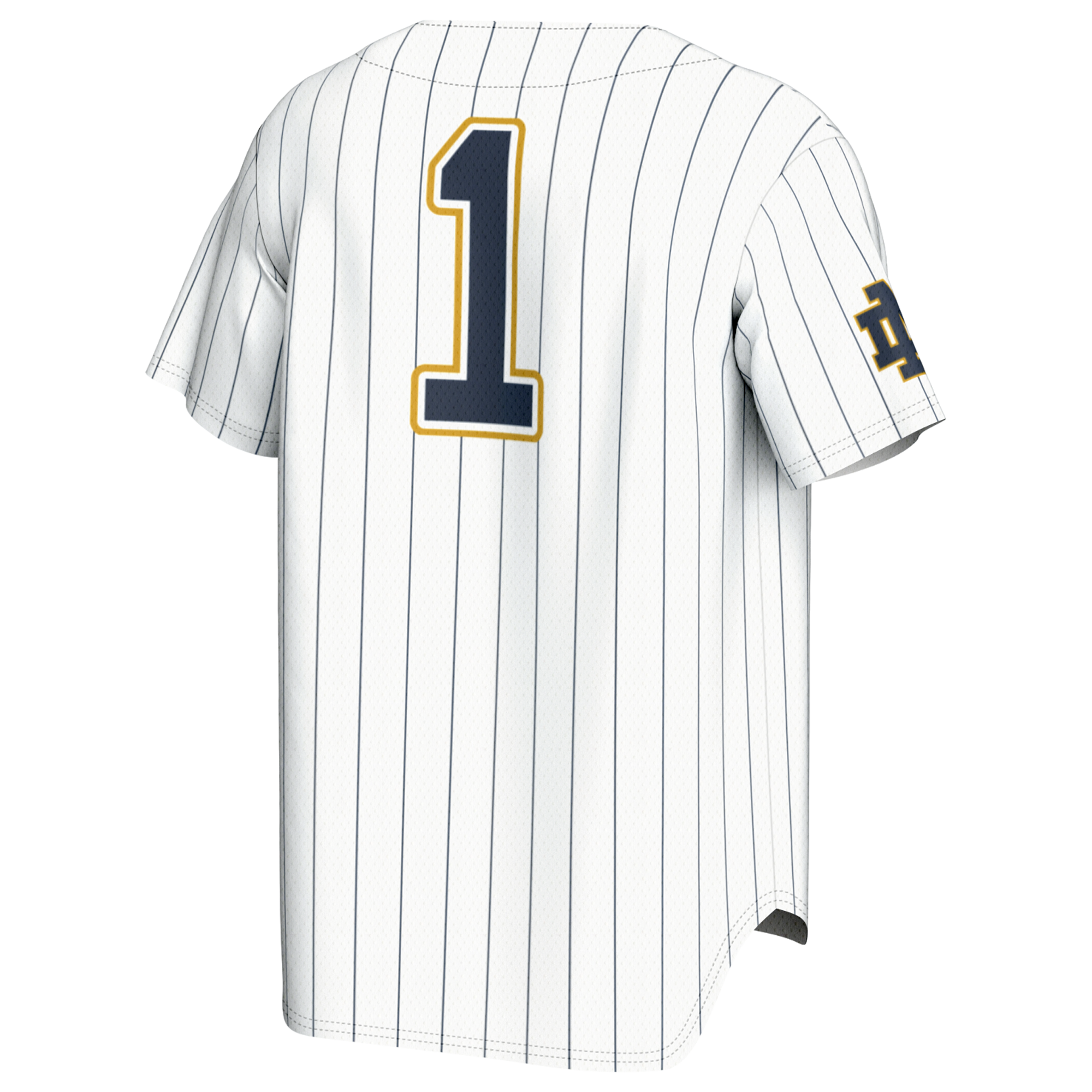 [NJP] Notre Dame Fighting Irish GameDay Greats Youth Lightweight Baseball Jersey - White