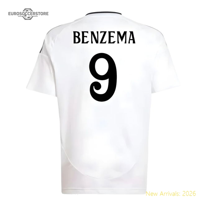 Football Team Kids Benzema Safe Jersey Performance Fabric Easy-care