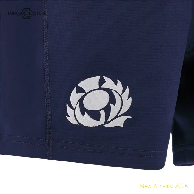 2025-2026 Scotland Rugby Training Shorts (Navy) - Kids
