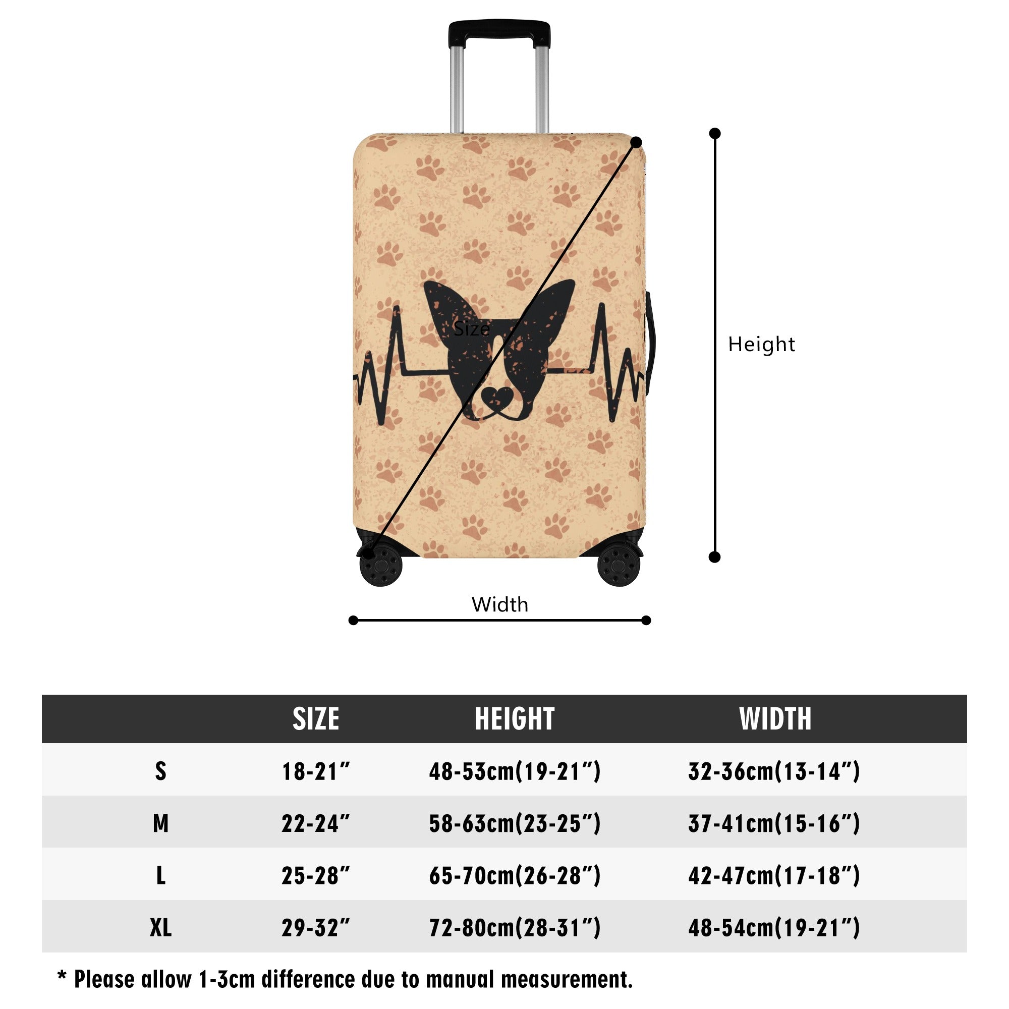 Bentley - Luggage Cover for Boston Terrier lovers