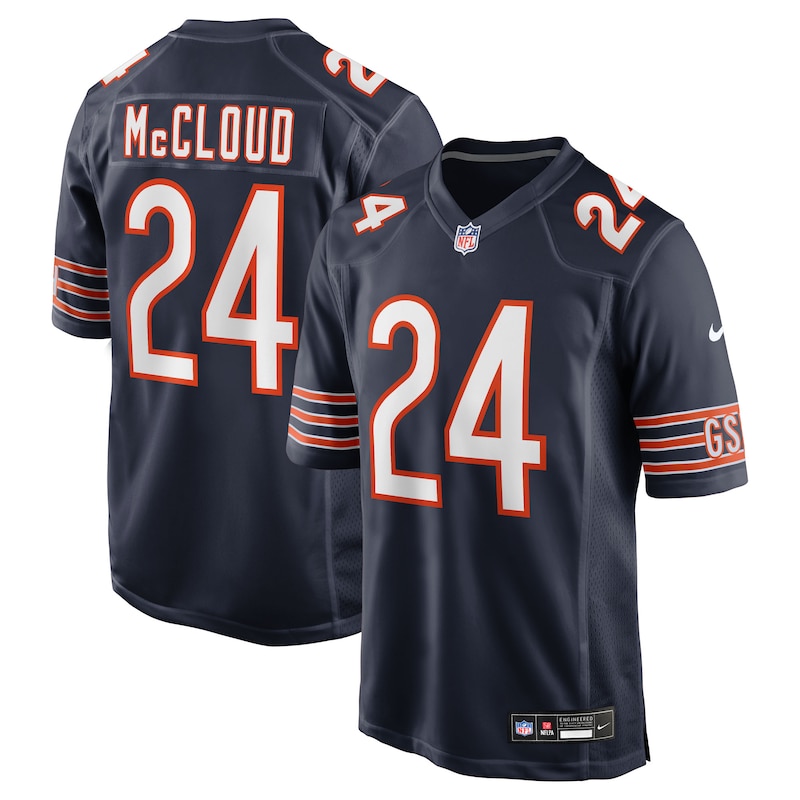None Nick McCloud CHI Bears Premium-Quality Authentic Jersey