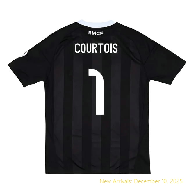 2025-2026 Real Madrid Third None - Genuine Jersey (Courtois 1) -...