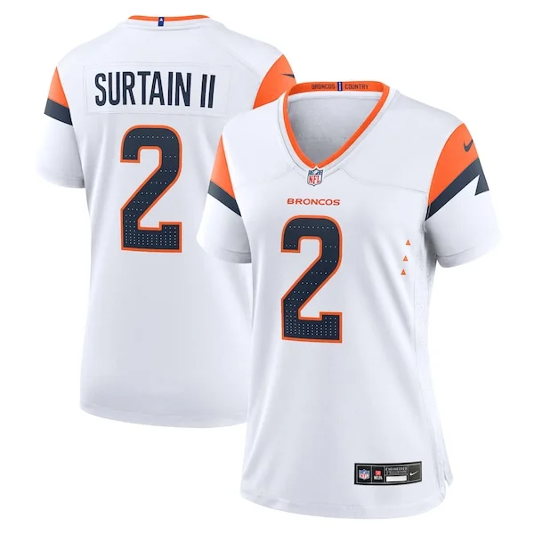 None Patrick Surtain Game Jersey - White | NFL Player Jersey